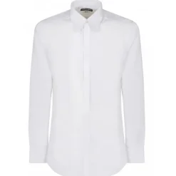 Dolce & Gabbana - White Poplin Shirt - Dolce & Gabbana Exclusive Luxury Collection - Avvenice