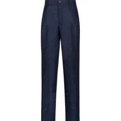 Dolce & Gabbana - Wide-Leg Blue Linen Pants - Dolce & Gabbana Exclusive Luxury Collection - Avvenice