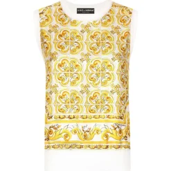 Dolce & Gabbana - Women's Top in Yellow - Dolce & Gabbana Exclusive Luxury Collection - Avvenice