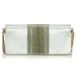 Dolce & Gabbana Vintage - Satin Python Chain Crossbody Bag - Green Gold - Leather and Canvas Handbag - Luxury High Quality - Avvenice