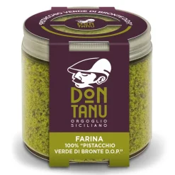 Don Tanu - Bronte Green Pistachio Flour P.D.O. - Artisan Flour - Sicily - Italy - 100 g - Avvenice