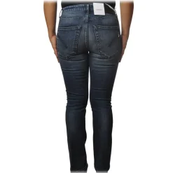 Dondup - Five Pocket Jeans Mandy Model - Dark Denim - Trousers - Luxury Exclusive Collection - Avvenice