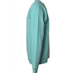 Dondup - Long-Sleeved Crewneck with Logo - Blue Tiffany - Sweatshirt - Luxury Exclusive Collection - Avvenice