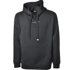 Dondup - Long-Sleeved Hoodie with Logo - Blue - Sweatshirt - Luxury Exclusive Collection - Avvenice