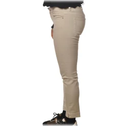 Dondup - Low-Waisted Jeans Model Rose - White - Trousers - Luxury Exclusive Collection - Avvenice