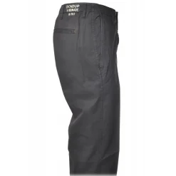 Dondup - Trousers in Faded Cotton - Grey - Trousers - Luxury Exclusive Collection - Avvenice
