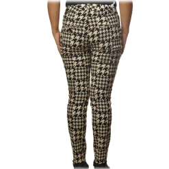 Dondup - Trousers Perfect in Piedepull Pattern - Black/Cream - Trousers - Luxury Exclusive Collection - Avvenice