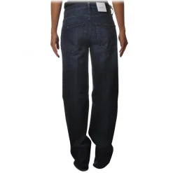 Dondup - Wide Leg Model Jeans with High Waist - Blue - Trousers - Luxury Exclusive Collection - Avvenice