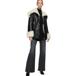 Dondup - Wide Leg Regular Waist Jeans - Black - Trousers - Luxury Exclusive Collection - Avvenice