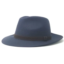Doria 1905 - Orlando - Drop Hat Smoke Brown - Accessories - Handmade Artisan Italian Cap - Avvenice