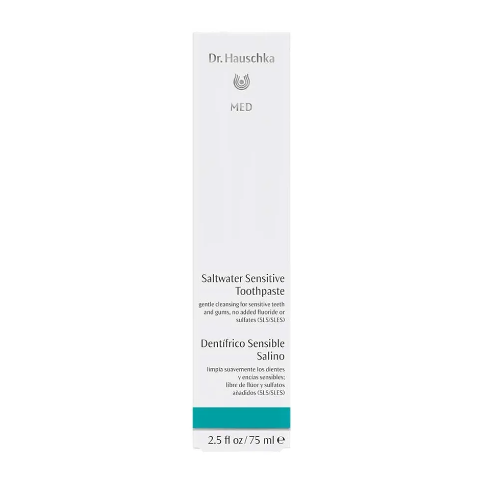 Dr. Hauschka - Saltwater Sensitive Toothpaste - Gentle Cleansing for Sensitive Teeth and Gums, No Added Fluoride or Sulfates - Avvenice