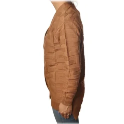 Elisabetta Franchi - Cardigan with Jewel Buttons - Mou - Pullover - Made in Italy - Luxury Exclusive Collection - Avvenice