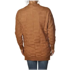 Elisabetta Franchi - Cardigan with Jewel Buttons - Mou - Pullover - Made in Italy - Luxury Exclusive Collection - Avvenice