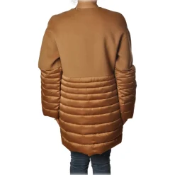 Elisabetta Franchi - Chanel Coat - Caramel - Jacket - Made in Italy - Luxury Exclusive Collection - Avvenice