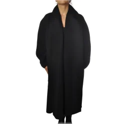 Elisabetta Franchi - Coat - Black - Jacket - Made in Italy - Luxury Exclusive Collection - Avvenice