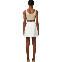 Elisabetta Franchi - Coated Crop Top - Gold - Top - Made in Italy - Luxury Exclusive Collection - Avvenice