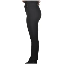 Elisabetta Franchi - High-Waisted Straight Leg - Black - Trousers - Made in Italy - Luxury Exclusive Collection - Avvenice
