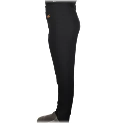 Elisabetta Franchi - High-Waisted Model - Black - Trousers - Made in Italy - Luxury Exclusive Collection - Avvenice