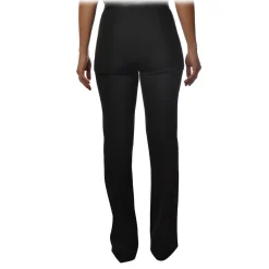 Elisabetta Franchi - High-Waisted Flare Trousers - Black - Trousers - Made in Italy - Luxury Exclusive Collection - Avvenice