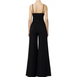 Elisabetta Franchi - Jumpsuit with Bustier Top - Black - Dress - Made in Italy - Luxury Exclusive Collection - Avvenice