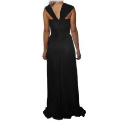 Elisabetta Franchi - Long Model with Bodice - Black - Dress - Made in Italy - Luxury Exclusive Collection - Avvenice
