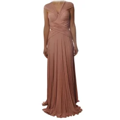 Elisabetta Franchi - Long Model with Bodice - Pink - Dress - Made in Italy - Luxury Exclusive Collection - Avvenice