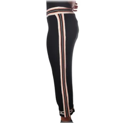 Elisabetta Franchi - Skirt with Profile in Contrasting Color - Black - Skirt - Made in Italy - Luxury Exclusive Collection - Avvenice