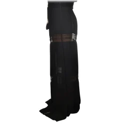 Elisabetta Franchi - Skirt with Lace Trimmings - Black - Skirt - Made in Italy - Luxury Exclusive Collection - Avvenice