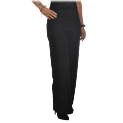 Elisabetta Franchi - Stretch Knit Pants - Black - Trousers - Made in Italy - Luxury Exclusive Collection - Avvenice