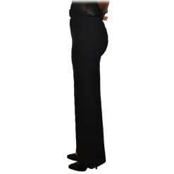 Elisabetta Franchi - Stretch Knit Pants - Black - Trousers - Made in Italy - Luxury Exclusive Collection - Avvenice
