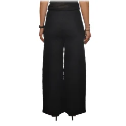 Elisabetta Franchi - Stretch Knit Pants - Black - Trousers - Made in Italy - Luxury Exclusive Collection - Avvenice
