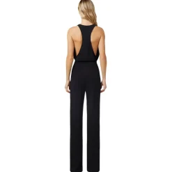 Elisabetta Franchi - Wide Leg Suit with Olympic Cut - Black - Dress - Made in Italy - Luxury Exclusive Collection - Avvenice