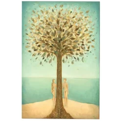 Eliza Oynus - Adam and Eve - Installation - Silk - Linen - Gold - Avvenice