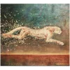Eliza Oynus - Cheetah - Installation - Silk - Linen - Gold - Avvenice