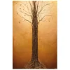 Eliza Oynus - Golden Tree - Installation - Silk - Linen - Gold - Avvenice