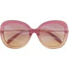 Emilio Pucci - Butterfly Frame Wave-Effect Sunglasses - Pink - Sunglasses - Emilio Pucci Eyewear - Avvenice