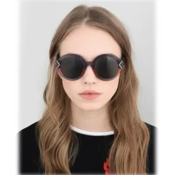 Emilio Pucci - Grey Round Sunglasses - 46549553QU - Sunglasses - Emilio Pucci Eyewear - Avvenice
