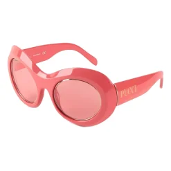 Emilio Pucci - Pink Round Sunglasses - 46592169IT - Sunglasses - Emilio Pucci Eyewear - Avvenice