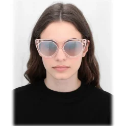 Emilio Pucci - Transparent Cat-Eye Sunglasses - 46576931KI - Sunglasses - Emilio Pucci Eyewear - Avvenice