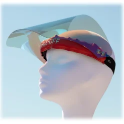 Face Off - Polarized Visor - Noble Ruthenium - Fashion Luxury - Face Off Eyewear - Covid Protection Mask - Avvenice