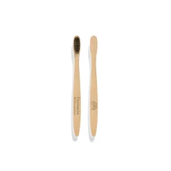 Farmacia SS. Annunziata 1561 - Natural Bamboo Toothbrush, Soft Black Bristle - Toothbrush - Ancient Florence - Avvenice