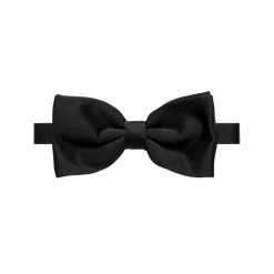 Fefè Napoli - Black Silk Bow-Tie - Bow-Tie - Handmade in Italy - Luxury Exclusive Collection - Avvenice
