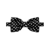 Fefè Napoli - Black Stars Silk Bow-Tie - Bow-Tie - Handmade in Italy - Luxury Exclusive Collection - Avvenice
