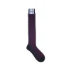 Fefè Napoli - Blue Bordeaux Vernissage Men's Socks - Socks - Handmade in Italy - Luxury Exclusive Collection - Avvenice