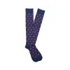 Fefè Napoli - Blue Cancer Zodiac Men's Socks - Socks - Handmade in Italy - Luxury Exclusive Collection - Avvenice