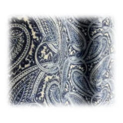 Fefè Napoli - Blue Cash Double Gentleman Scarf - Scarves and Foulards - Handmade in Italy - Luxury Exclusive Collection - Avvenice