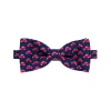 Fefè Napoli - Blue Cinquecento Silk Bow-Tie - Bow-Tie - Handmade in Italy - Luxury Exclusive Collection - Avvenice