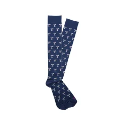Fefè Napoli - Blue Cocktail Dandy Men's Socks - Socks - Handmade in Italy - Luxury Exclusive Collection - Avvenice