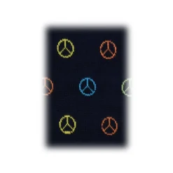 Fefè Napoli - Blue Peace Dandy Men's Socks - Socks - Handmade in Italy - Luxury Exclusive Collection - Avvenice