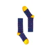 Fefè Napoli - Blue Peppers Short Scaramantia Men's Socks - Socks - Handmade in Italy - Luxury Exclusive Collection - Avvenice